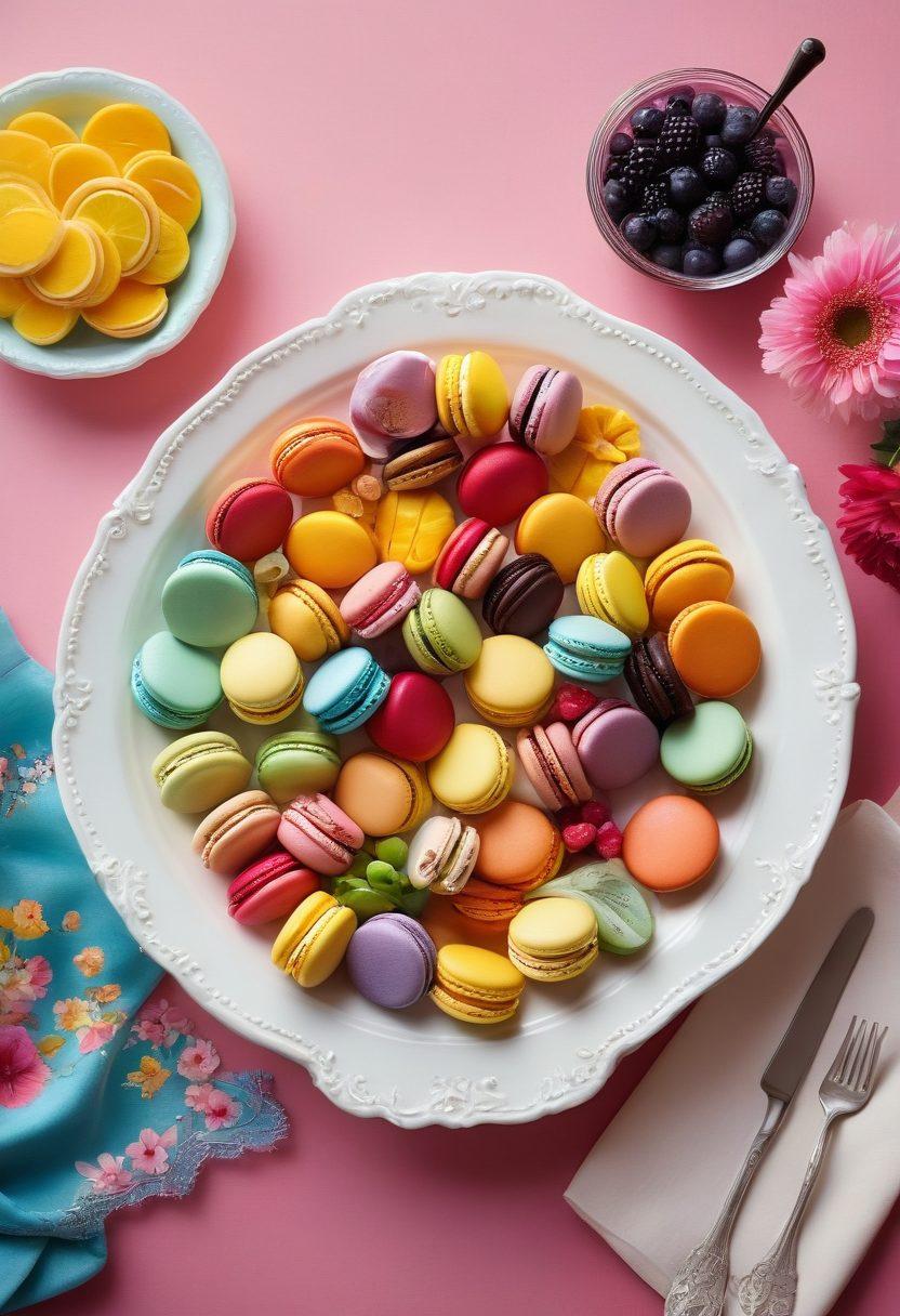 A whimsical scene depicting a magnifying glass inspecting tiny, colorful details of a perfectly arranged dessert plate, with a joyful character smiling in the background. Soft pastel colors enhance the cheerful vibe, showcasing meticulous attention to detail in a playful way. The setting is cozy and inviting, with warm lighting and subtle decorations around. super-realistic. vibrant colors. cozy atmosphere.